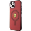 Ferrari Mobildeksel for iPhone 14 6,1" Rød Magsafe Translucent