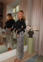 Bubbleroom Occasion Sequin Ankle Skirt Silver 36