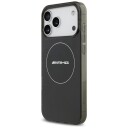 Mercedes AMG Gjennomsiktig Dobbeltlags MagSafe Etui med Smock til iPhone 17 Pro Max - Svart