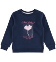 New Balance Sett - Collegegenser/Leggings - Merkelapp Navy - New Balance - 5-6 år (110-116) - Collegegenser Marineblå Rosa