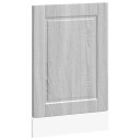  Oppvaskmaskin panel Porto grå sonoma 45x1,5x67cm konstruert tre 8721158424792