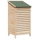 vidaXL Hagehus Naturlig 59,5 x 56 x 113,5 cm Massiv Furu Tre