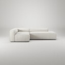 Decotique Grand Loungesofa 3 seters åpen ende Høyre Steam White