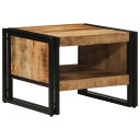  Salongbord 50x50x38 cm grovt heltre mangotre