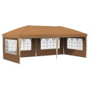  Pop up Festtelt 575 x 289 x 245 cm Beige