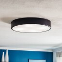 TEMAR LIGHTING Cleo 500 taklampe svart sensor IP20 Ø 50 cm metall
