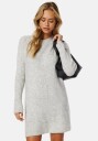 ONLY Onlcarol L/S Dress Knt Noos Grey S