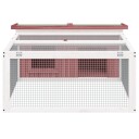 Vidaxl Kaninbur Mocca 117.5X97X47.5 cm Heltre Furu