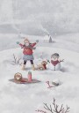 Winter Girl Poster Plakat / 50x70cm