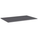 vidaXL Hylleplater 8 stk høyglans grå 80x50x1,5 cm konstruert tre