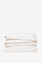 Lexington   Sengesett Cotton Percale Scallop Wing   Hvit