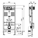 Tece Teceprofil Uni 2.0 Innbyggingssisterne H112cm