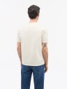 Tiger of Sweden Jake Heavy Crew Neck T Shirt Light Ivory