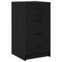  skjenk svart eik 40x41x75 cm konstruert tre