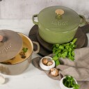 Sabor   Støpejernsgryte 4,4L forever olive