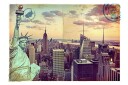 Fototapet Postcard From New York 200x140 - Artgeist sp. z o. o.