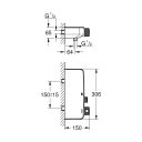 Grohe Grohtherm SmartControl termostat Med dusjhylle, Krom
