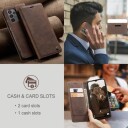Samsung Galaxy A23 5G Caseme 013 Series Lommebok-deksel Kaffe