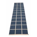 Pappelina Vevd Teppe Criss Dark Blue 70x300 cm