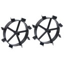 vidaXL Metallhjul for 6,5 HK bensindrevet hagefreser 2 stk