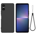 Sony Xperia 10 VI Liquid Silikondeksel Svart