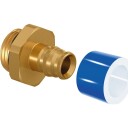 Uponor Aqua PLUS Adapter med O-ring 12x1,7  x  3/8", For Q&E fordeler