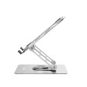 Wozinsky HardStand 360° Laptop- og Nettbrettstativ 10-16" Sølv