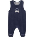 Blå   Sett Body & Sparkebukse Velour Indigo Blue   50