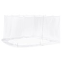 vidaXL Myggnett for hagepavillon 220 mesh Hvit 4 x 3 x 2 cm Polyester