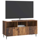  TV skap med skuff Gammelt tre 102 x 34,5 x 50 cm Konstruert tre