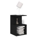 vidaXL Nattbord 2 stk svart 35x35x55 cm sponplate