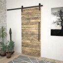 Utstyr for skyvedør SKIEN 183 cm stål svart