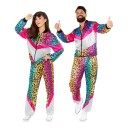 Riethmüller 80-talls Grilldress Neon Leopard Kostyme Small 9919053
