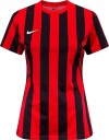 Nike Spillerdrakt Dri FIT Striped Division IV   Rød/Svart/Hvit Kvinner størrelse Large