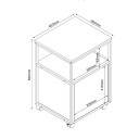 Nightstand/Side Table HOME4YOU - lyst tre