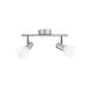 Philips burlap bar/tube nickel 2x40W 230V
