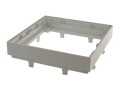 Krone 4810001 Forhøyningsramme utenpåliggende grå 215 x 215 x 37 mm Installasjonsmaterial