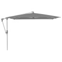 Glatz Sunwing Casa fritthengende parasoll 270 X 270 cm kat.4 anodisert alu / 420 Smoke Glatz