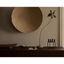 Audo Copenhagen Kubus 4 Lysestake Svart i Stål med Geometrisk Design