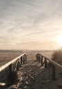 Wooden Pathway to the Ocean Plakat Plakat / 100x150cm