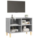 vidaXL TV-benk med ben i betonggrå 69,5x30x50 cm