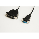 MicroConnect DB9-DB25 Seriekabel 1,8M Svart