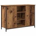  Skap i gammelt tre 100x35x70 cm Laget av sponplater og stål