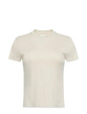 Calvin Klein Ss Supima Crewneck - Beige - XS
