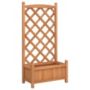 Plantekasse med espalier brun heltre gran