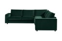 Cloudia Hjørnesofa Fløyel   Grønn