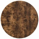  Bordplate Røkt eik Ø 40 x 1,5 cm Konstruert tre