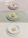 Barro Plate Set of 2 Ø24 cm Pistachio