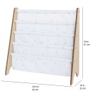 3 Sprouts - Bookshelf - Blueberry Ivory  IRKBIV 
