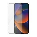 PanzerGlass iPhone 14 Pro Max PanzerGlass AntiBacterial Ultra Wide Fit Skjermbeskyttelsesglass - AntiReflective m. Monteringsram - Diamond Strength - Svart Kant